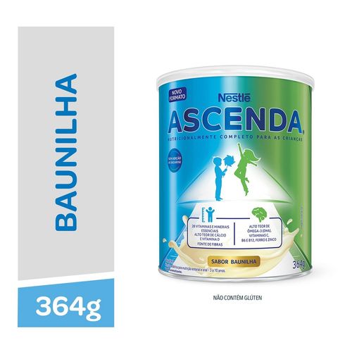 Suplemento Alimentar Ascenda Sabor Baunilha 364g