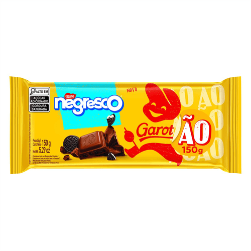 Chocolate Garotão Negresco Tablete 150g
