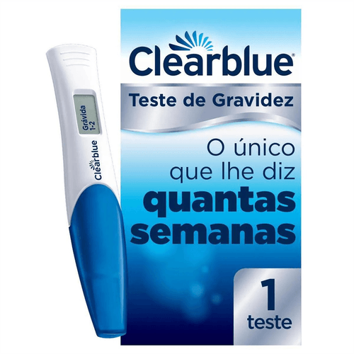Teste de gravidez Clearblue Digital com 1 Unidade