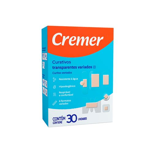 Curativo Variados 6 Formatos Cremer Com 30