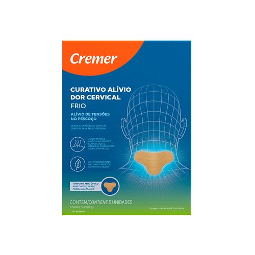 Curativo Alivio Dor Cervical Cremer Com 5 Unidades