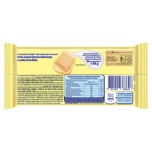 Chocolate Nestlé Galak 80g