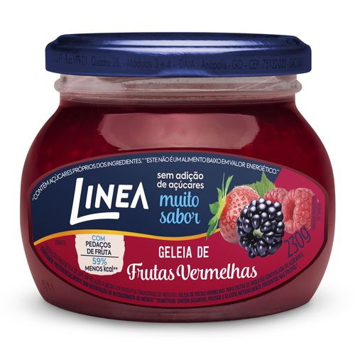 Linea Geleia Diet Frutas Vermelhas 230g