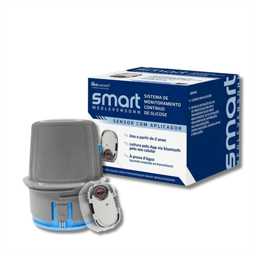 Monitoramento Continuo de Glicose Smart Sensor com Aplicador Medlevensohn G7S01