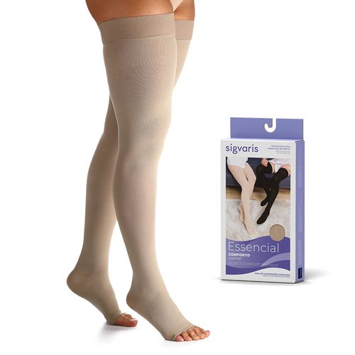 Meia 7/8 Coxa Tamanho P2 Sigvaris Essencial Select Comfort Premium com 1 Par