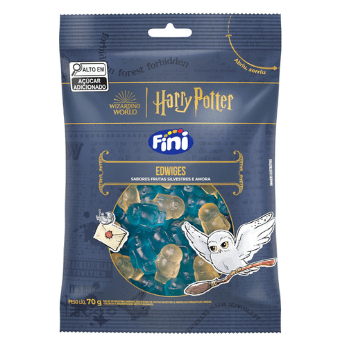 Bala Fini Edwiges Harry Potter Com 70g