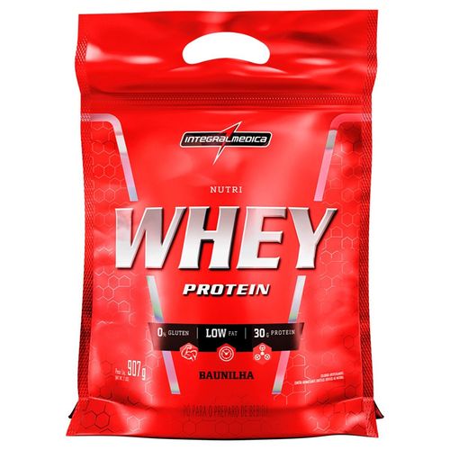 Nutri Whey Protein Integralmédica Pouch Baunilha 907g