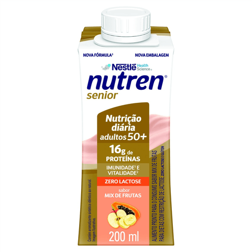 Complemento Alimentar Mix de Frutas Zero Lactose Nutren Senior 200ml