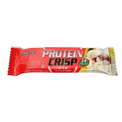 Barra Proteíca Integralmédica Protein Crisp Bar Leite em Pó e Creme de Avelã 45g