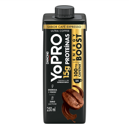 YoPRO Energy Boost Café Expresso 15g de Proteínas 250ml
