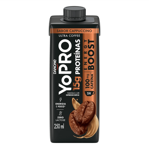 YoPRO Energy Boost Cappuccino 15g de proteínas 250ml