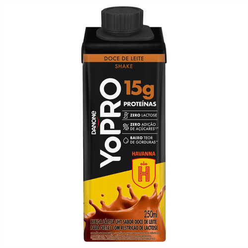Bebida Láctea YoPRO UHT Doce de Leite Havanna 15g de Proteínas 250ml