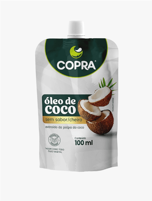 Óleo de Coco Copra Sem Sabor Pouche 100ml
