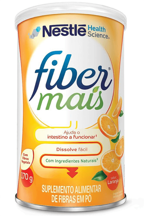 Suplemento Alimentar de Fibras Fibermais Laranja 170g