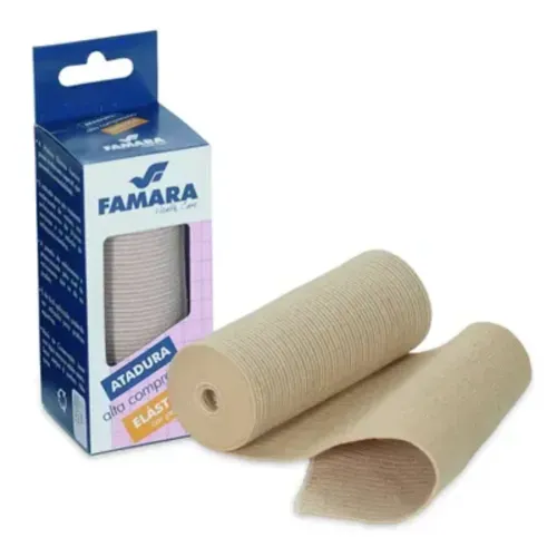 Atadura Elástica de Alta Compressão Famara Health 10x1,3