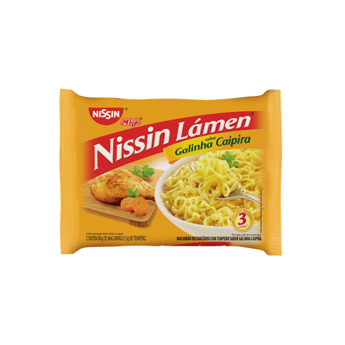 Macarrão Instântaneo Nissin Lamen Galinha Caipira 85g