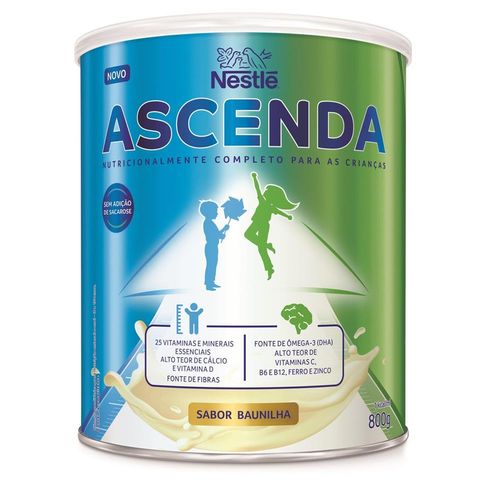 Ascenda Baunilha 800g