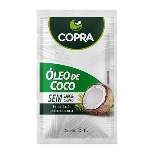 Óleo de Coco Copra Sem Sabor Sache 15ml
