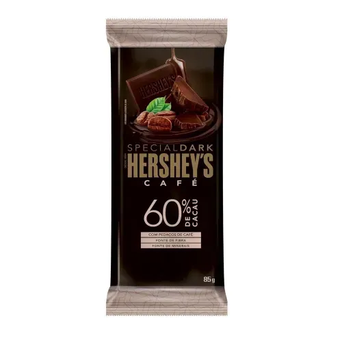 Chocolate Hershey's Special Dark Café 60% de Cacau Tablete 85g
