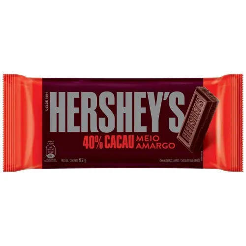 Chocolate Hershey's Chocolate Meio Amargo Tablete 92g