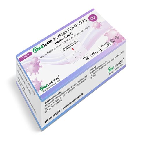 Autoteste Covid-19 Swab Medlevensohn com 1 Unidade