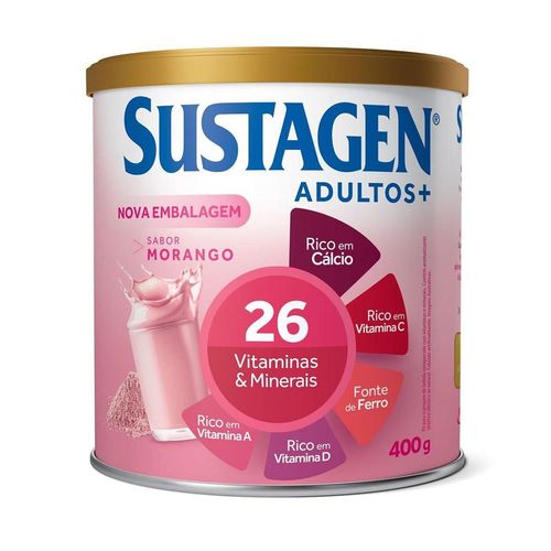 Complemento Alimentar Sustagen Morango 400g