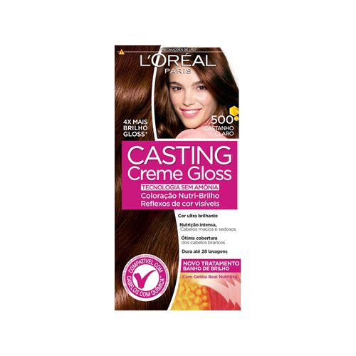 Tintura Casting Creme Gloss 500 Castanho Claro
