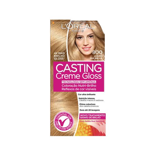 Tintura Creme Casting Creme Gloss 800 Louro Baunilha
