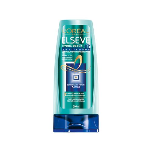Condicionador Elseve Hydra Detox anticaspa 200ml