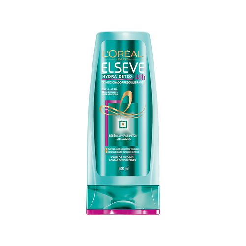 Condicionador Elseve Hydra Detox anti oleosidade 400ml