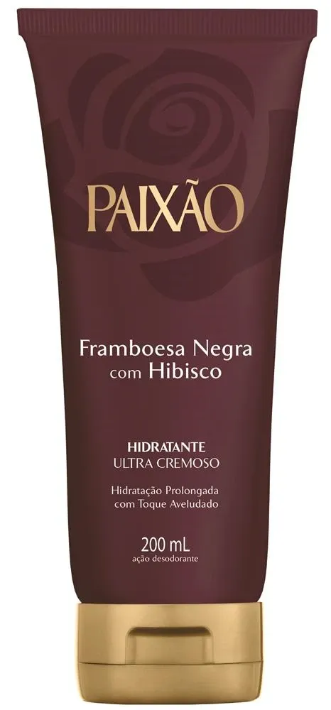 Hidratante Paixão Framboesa negra com Hibisco 200ml