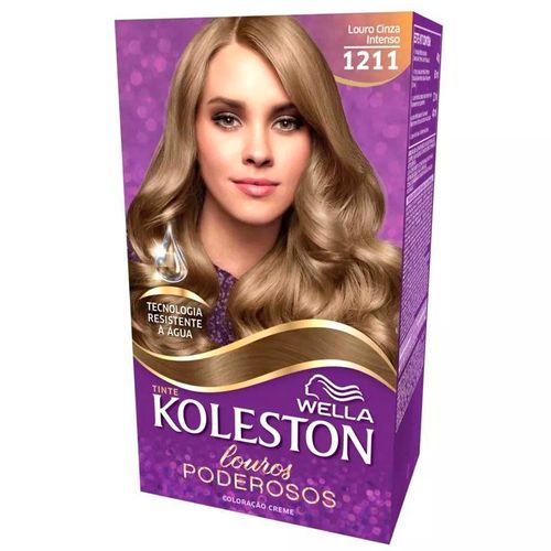 Tintura Koleston Louro Cinza Intenso 1211 Tons Especiais