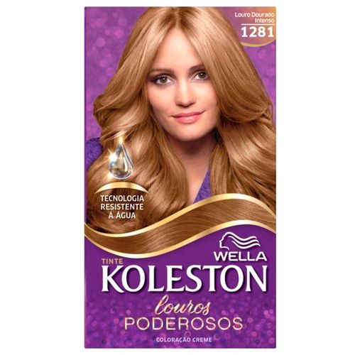 Tintura Koleston Louros Poderosos Louro Dourado Intenso 1281 Tons Especiais