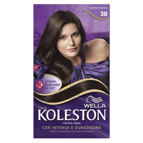 Tintura Creme Koleston Castanho Escuro 30