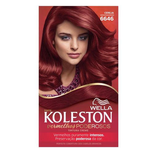 Tintura Creme Koleston Vermelhos Poderosos Cereja 6646 Tons Especiais