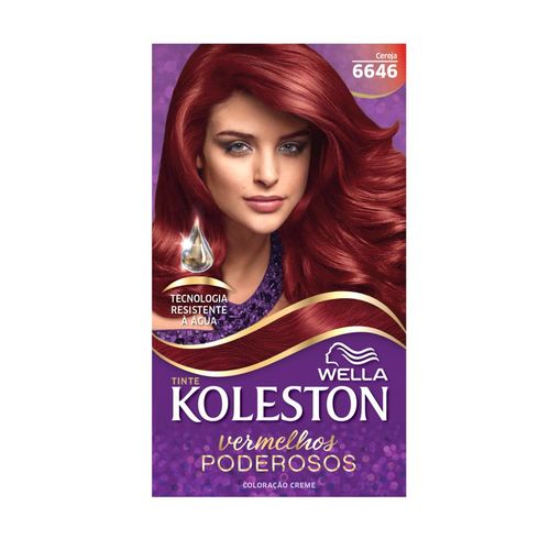 Tintura Creme Koleston Vermelhos Poderosos Cereja 6646 Tons Especiais