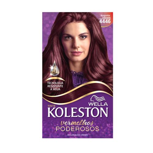 Tintura Creme Koleston Vermelhos Poderosos Borgonha Vibrante 4446 Tons Especiais