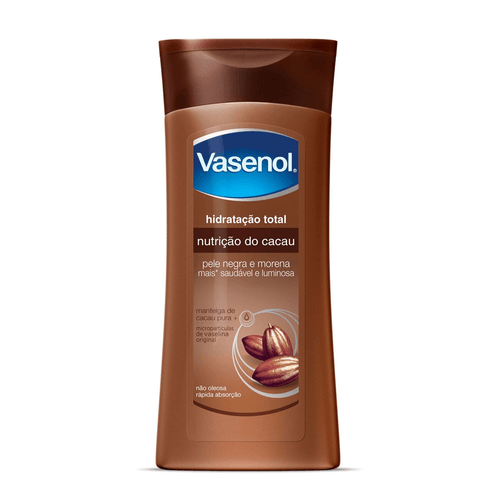 Loção Vasenol Hidratação Total Nutrição do Cacau 200ml