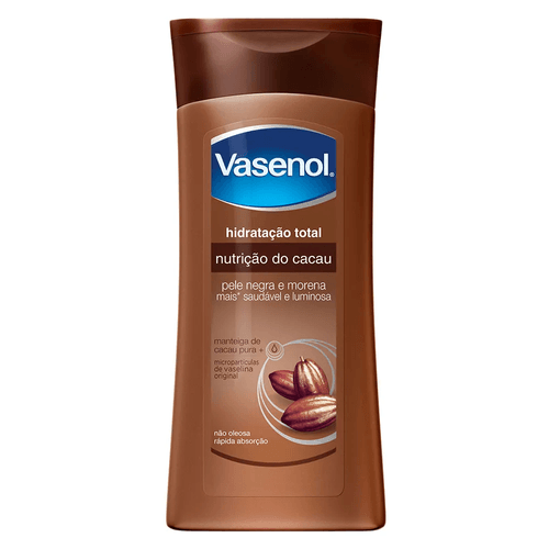 Loção Vasenol Hitratação Total Nutrição do Cacau 400ml