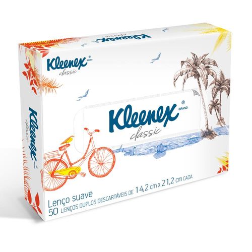 Lenço de Papel Kleenex Box Com 50 Unidades