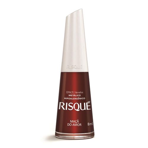 Esmalte Metálico Risqué maçã do amor 8ml