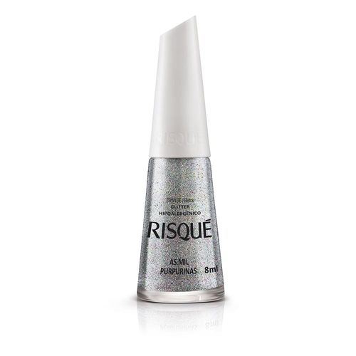 Esmalte Glitter Risqué as mil purpurinas 8ml