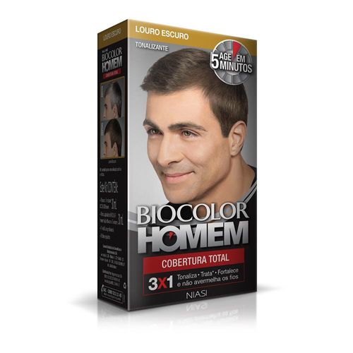 Tonalizante Biocolor Homem louro escuro