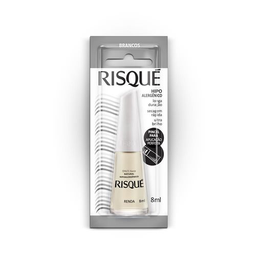 Esmalte Natural Risqué renda 8ml