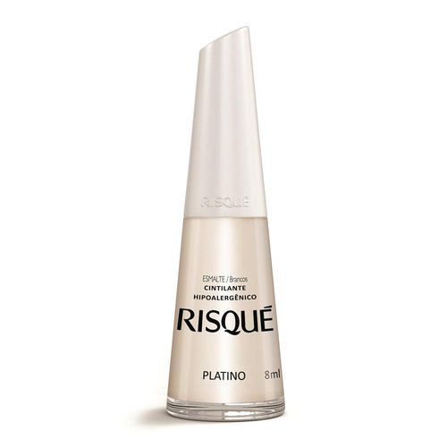 Esmalte Cintilante Risqué platino 8ml