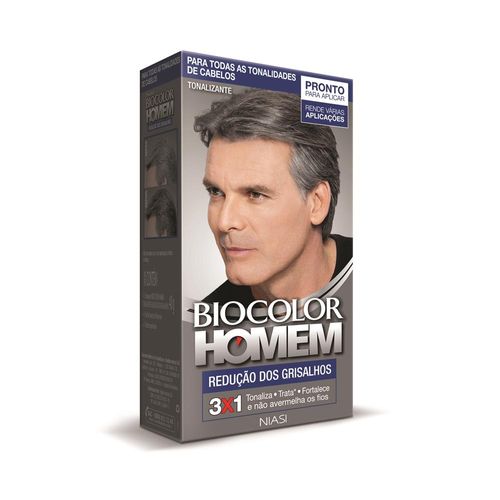 Tonalizante Biocolor Homem redução grisalhos