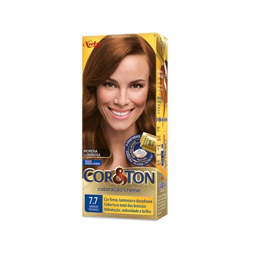 Tintura Creme Cor&Ton Mini Kit 7.7 Morron Dourado