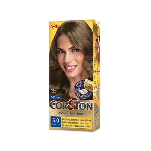 Tintura Creme Cor&Ton Mini Kit 6.0 Louro Escuro