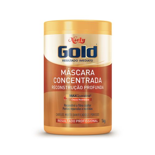 Creme de Tratamento Niely Gold Reconstrução Profunda 1Kg