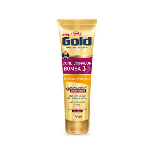 Condicionador Niely Gold Bomba Nutrição Poderosa 150ml